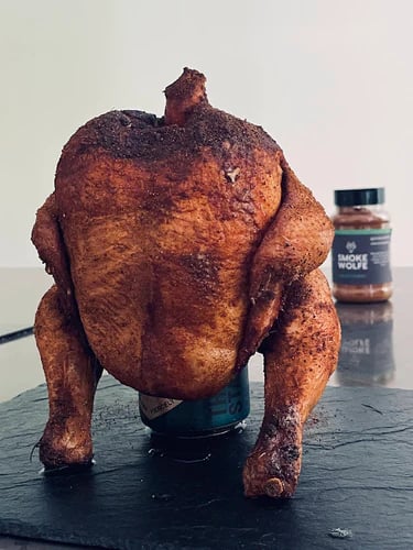 Beer can chicken